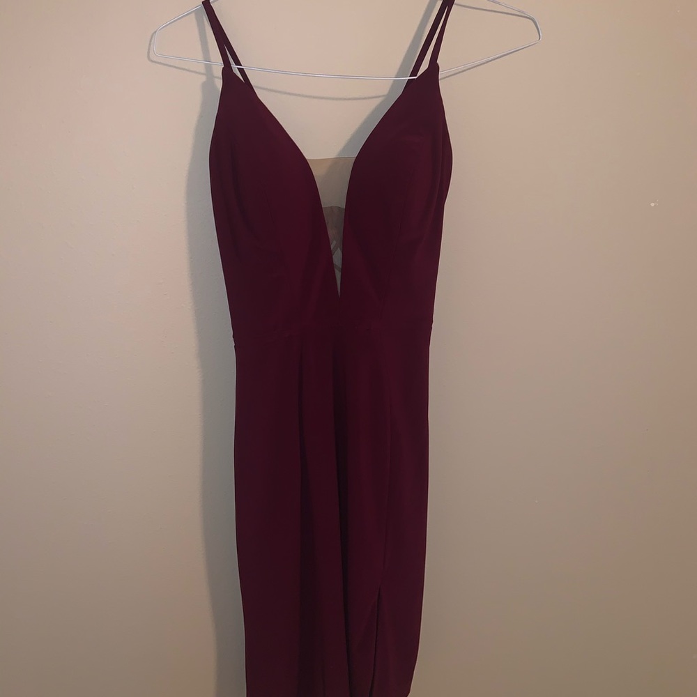 Maroon Formal Dress